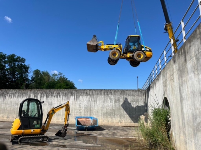 Baggerarbeiten mit präziser Planung und Ausführung.